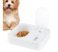 Nhujevkom Cat Food and Water Dispenser Set - 2 in 1 Dog Weight Water and Food Bowl - Food Feeder and Waterer Set, Pet Feeding Station for Cats and Small Dogs