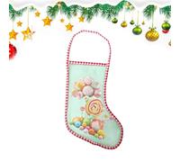 Nhujevkom Christmas Stockings Mesh - Christmas Stocking Good Bags - Container Festive Bag for Party Snacks Festival Indoor Gathering Home Candies Activities