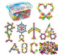 Nhujevkom Connecting Blocks,Multi-Color Connect Toy - STEM Sensory Learning Toy for 3-6 Years Boys Girls Preschool Kindergarten Classroom School Home Indoor Travel Road Trip