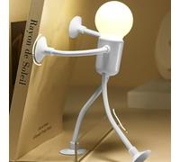 Nhujevkom Funny Sportsman LED Night Light Changeable Shape Night Light, Shape Lights with Suction Cup Funny Sportsman,Bedside Lamp Kids Lights Bedroom Decor Lamp