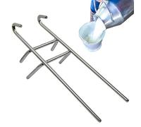 Nhujevkom Honey Buckets Rack,Stainless Steel Rack Supplies,Honey Extractor Holder - for Agricultural Harvesting Beekeeping Home Workshop Bee Indoor Outdoor Garden Balcony