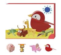 Nhujevkom Paper Crafts - 3D Paper Sculpture Book | Educational Craft Project Set for Teens Beginners Enthusiasts Classroom School Home Girls Boys Education Supporters