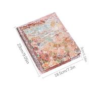 Nhujevkom Photo Card Holder Book | A5 Trading Card Holder Binder with 10 Inner Pages,40 Pockets Transparent Album for Scrapbooking Displaying Collecting Organizing