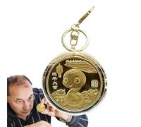 Nhujevkom Snake Lucky Coin Key Ring,Snake Collectible Coin Car Pendant - Chinese Snake Coin Keychain, Snake Collectible Coin Car Pendant for New Year