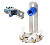Nhujevkom Wall Mount Level Holder, Anti-Slip Stainless Steel Wall Level Bracket, Precision Adjustment Support Holder, Portable Power Tool Supplies for Professional Construction Home Decoration