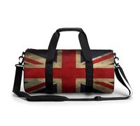 NHYDSPQ Cylindrical Gym Bag,British Flag Sports Gym Bag,Workout Bags,travel Weekender Bag,Duffle Travel Bag for Men Women, 17.7in/9in/9in, style, style, 17.7in/9in/9in