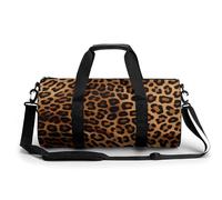 NHYDSPQ Cylindrical Gym Bag,Cool Cheetah Leopard Sports Gym Bag,Workout Bags,travel Weekender Bag,Duffle Travel Bag for Men Women, 17.7in/9in/9in, style, style, 17.7in/9in/9in