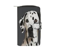 NHYDSPQ Leather Wallet, Dalmatian Print Wallet,ladies Leather Wallet,money Clip Wallets,zipper Wallet for Men And Women., 19.7x11x3.5cm, style, style, 19.7x11x3.5cm