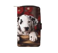 NHYDSPQ Leather Wallet, Dalmatian Puppy Print Wallet,ladies Leather Wallet,money Clip Wallets,zipper Wallet for Men And Women., 19.7x11x3.5cm, style, style, 19.7x11x3.5cm