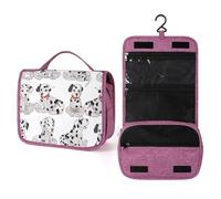 NHYDSPQ Toiletry Bags, Cute Dalmatian Print Toiletry Bags,travel Makeup Bag with Hanging Hook Suitable for Toiletries,travel Essentials, style, One Size