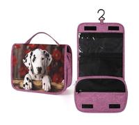 NHYDSPQ Toiletry Bags, Dalmatian Puppy Print Toiletry Bags,travel Makeup Bag with Hanging Hook Suitable for Toiletries,travel Essentials, style, One Size