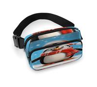 NHYDSPQ Waist Bag,Christmas Funny Penguin Print Belt Bag,fashion Waist Packs,fanny Pack for Men Women,belt Bag with Adjustable Strap, 20x13cm, style, style, 20x13cm, Modern
