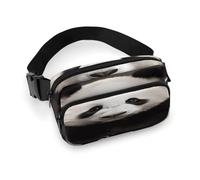 NHYDSPQ Waist Bag,Cute Black And White Panda Print Belt Bag,fashion Waist Packs,fanny Pack for Men Women,belt Bag with Adjustable Strap, 20x13cm, style, style, 20x13cm, Modern