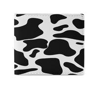 NHYDSPQ Wallets,Cow Spot Print Mens Wallets,mens Slim Wallet,trendy Menâ€™s Bifold Wallets with Multiple Card Slots, style, One Size, Modern