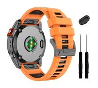 NHYHEHMR 26MM Fenix 7X 6X Pro 5X Plus Quickfit Watch Band, Soft Silicone Strap,For Enduro 2/Descent MK2i /MK3i 51mm/Tactix 7Pro/Epix Pro 51mm Wristband