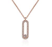 NHYHEHMR Collier avec pendentif en moissanite 0,28 carat couleur D VVS1 pour femme, en argent sterling 925 plaqué or 18 carats - Cadeau de mariage, de Saint-Valentin, d'anniversaire