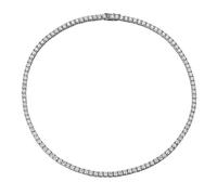 NHYHEHMR Collier tennis moissanite de 3 mm couleur D VVS1 - Collier tennis en argent sterling 925 avec diamant pour homme et femme avec certificat de 38,1 à 61 cm
