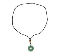 NHYHEHMR Donut Necklace Jade Jewelry Pendant Choker Crystal Necklaces for Women Pendants Gemstone Charms Miss Agate Retro Natural Stone