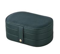 NHYHEHMR Jewelry Storage Jewelry Box Multi-Layer Portable Earrings, Earrings, Rings, Necklaces, Anti-Oxidation Hand Jewelry Storage Box Jewelry Storage Box(Green)