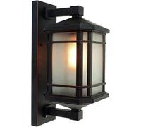 NHYHEHMR lamp Waterproof Vintage Outdoor Glass Sconce Garden Villa Door Balcony Exterior Fixture IP44 Rainproof Wall Lamp Thread Interface Lantern Reading Light for Garage Porch Patio