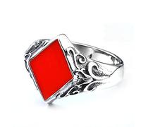 NHYHEHMR Lucky Spade A Playing Card Ring 316L Stainless Steel Man's Fashion Rock Hip-hop Punk Jewelry Retro Personality Gift