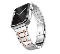 NHYHEHMR Luxury Metal Strap For Band 45mm 41mm 44mm 42mm 46mm Stainelss Steel Bracelet For iWatch Series 10 9 8 7 Ultra2 49mm