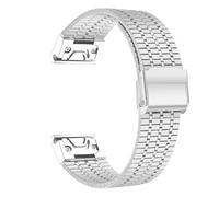 NHYHEHMR Quick Fit Stainless Steel Strap for Watch Fenix 6 7 Pro 5 Plus 5s 6s 7s No Gaps 26mm 22mm 3HR 945 Curved End Metal Band Watch Strap