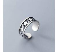 NHYHEHMR S92 Ring in, The star ring surrounded by women's fashion refers to the common Thaïbue ring in S925, adjustable opening