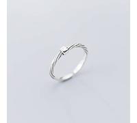 NHYHEHMR S925 Bague Tsadée Simple Et Petite en, Bague en Ancien de Style Rétro Pour Damesbague en s925, Ouverture réglable