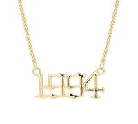 NHYHEHMR Simple Year Number Pendant Necklace Wedding Anniversary Birthday Reminder Jewelry Accessories Friendship Gift