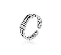 NHYHEHMR Women'S Adjustable Ring Opening Finger - Personality Rotary Screw Type Retro Open Ring Classic Charm Finger Ring Jewelry For Unisex Girls Ladies Birthday Gift