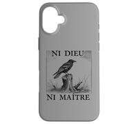 Ni Dieu Ni Maître Anti-Authoritarian Bird No God Masters Case for iPhone 16 Plus