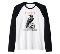 Ni Dieu Ni Maitre No Kings Pro Democracy Anti Fascism Resist Raglan Baseball Tee