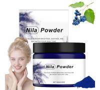Ni/la Blue Powder Moro/ccan Daily Face Mask,Brightening Mas/que Pow/der & Peel Off Face Mask,Anti-Aging,Hydrating & Soothing Skincare,Cleansing & Exfoliating Facial Mask Pow/der for All Skin Types