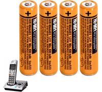 NI-MH AAA Rechargeable Battery 1.2V 630mah 4-Pack AAA rechargeable Batteries for Panasonic BT Gigaset Cordless Phones