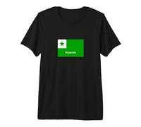 Ni parolu, Let's Talk Esperanto Flag Language Premium T-Shirt