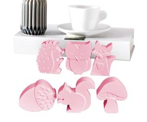 ni Silicone Animals - Folding Tool with 6 Grids, 3D Animals | For Concrete Plaster Cooking Soap Beginner Home Kitchen