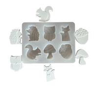 ni Silicone Animals | Heat Resistant and Foldable Silicone Tool | 3D Animals - For Making Resin, Cement, Plaster, Soap and for Beginners in Home and Kitchen