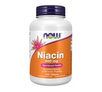 NOW Foods Niacin, 500mg, 250 tabs
