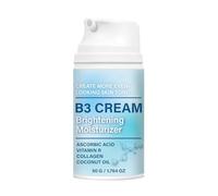 Niacinamide B3 Cream, Vitamin B3 Cream for Face, Brightening Moisturiser, Refreshing Moisturising Soothe Redness Smooth Fine Lines Boost Skin Vitality Keep Skin Bright Natural Age Defying 50g