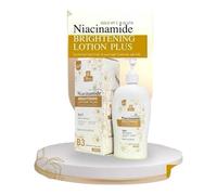 Niacinamide Brightening Lotion Plus 500ml | Body Moisturizer with Vitamin E, Vitamin C & Glutathione | Hydrating & Smoothing Care for Soft and Radiant Skin