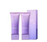 Niacinamide Isolation Cream for Face, Brightening and Long-Lasting 5-in-1multi Face Cream Functions, Swarous Vitamin C Makeup Tone up Functions for All Skin Types (2pcs)