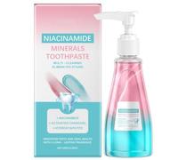 Niacinamide Mineral Toothpaste, 100g/3.53oz - Whitens Teeth, removes Stains, Protects Enamel, freshens Breath, Suitable for Sensitive Teeth and The Whole Family.