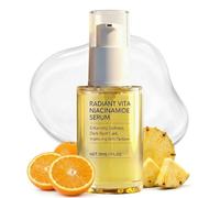 Niacinamide Serum for Face with Vitamin C & Hyaluronic Acid, Brightening Dark Spot Corrector for Uneven Skin Tone & Dull Skin, Soothing Facial Moisturiser for Radiant Skin, Korean Skincare,30ml/1fl.oz
