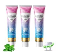 Niacinamide Toothpaste, Intensive Teeth Whitening Toothpaste to Repair Toothenamel, Radiant Niacinamide Toothpastes for Women & Men, Gentle Non-Irritating for Fresh Breath Complete Care (3PC)