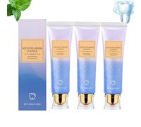 Niacinamide Whitening Toothpaste Helps Remove Teeth Stains Brightening Fresh Mint Flavor for Long-Lasting Breath Gently Cleans and Protects Gums Safe for Tooth Surface Whitening Care. (3PCS)