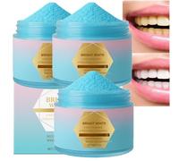 Niacinamide Whitening Toothpaste Powder & Teeth Restoration Mineral Powder, 100g Enamel Repair, Stain Removal & Fresh Breath | Complete Care for Smokers & Sensitive Teeth (3PCS)