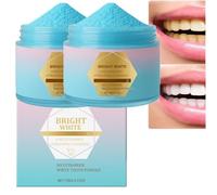 Niacinamide Whitening Toothpaste Powder & Teeth Restoration Mineral Powder, 100g Enamel Repair, Stain Removal & Fresh Breath | Complete Care for Smokers & Sensitive Teeth (2PCS)