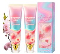 Niacinamide Whitening Toothpaste, Radiant Niacinamide Toothpaste, Gentle Stain Removal, Fresh Breath, Deep Cleaning & Gum Protection, Daily Use, Lasting Peach & Mint Flavor, 120G (2)