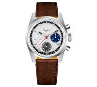 NIADI Sugess S419 37mm ST1902 Mov't Chronograph Men Watch 50m Waterproof Mechanical Stainless Steel Sport Wristwatches, color 1, Chronograph,Mechanical